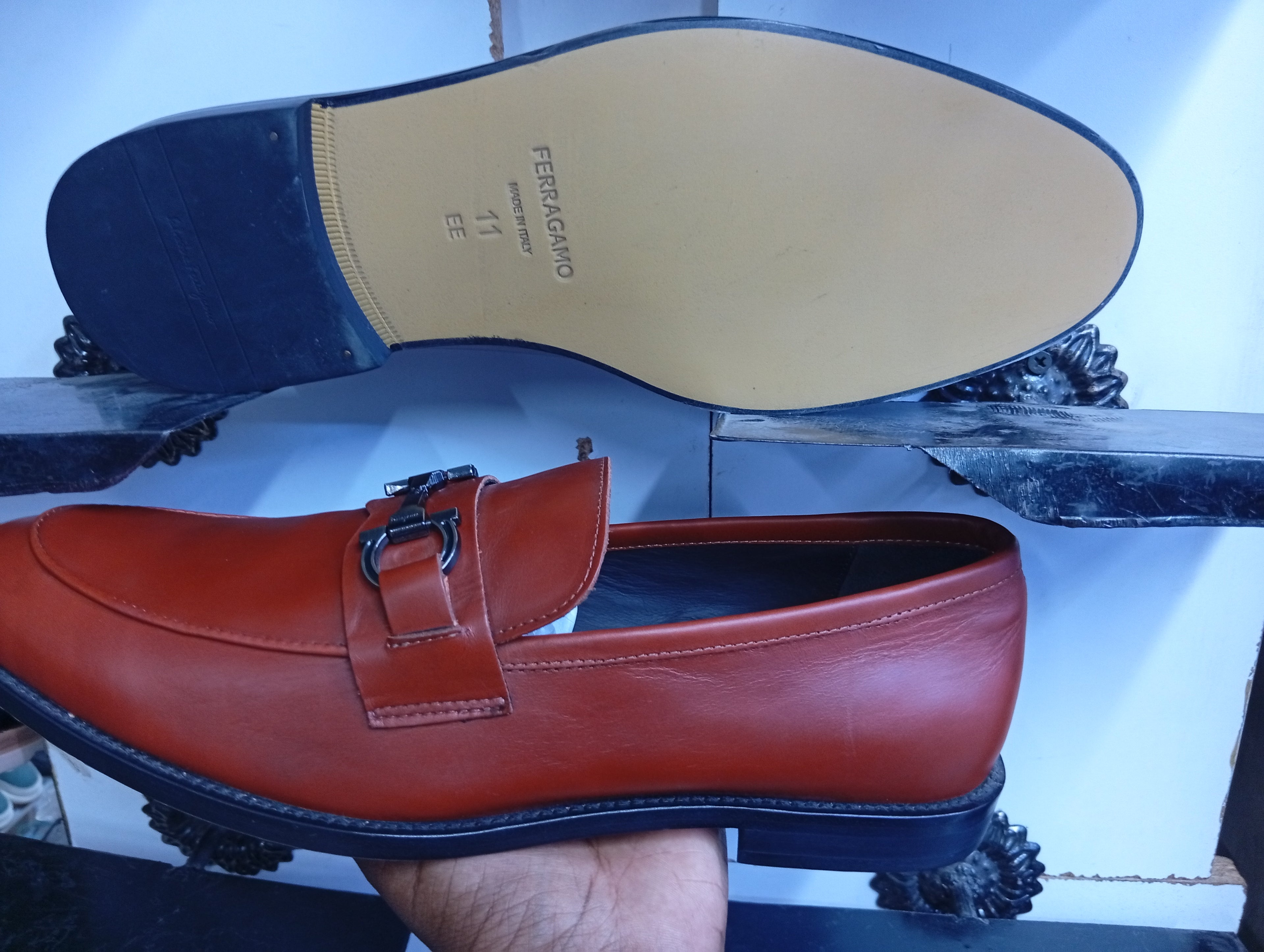 🔥 Luxury Ferra-Inspired Horsebit Loafers – Premium Leather Elegance🔥