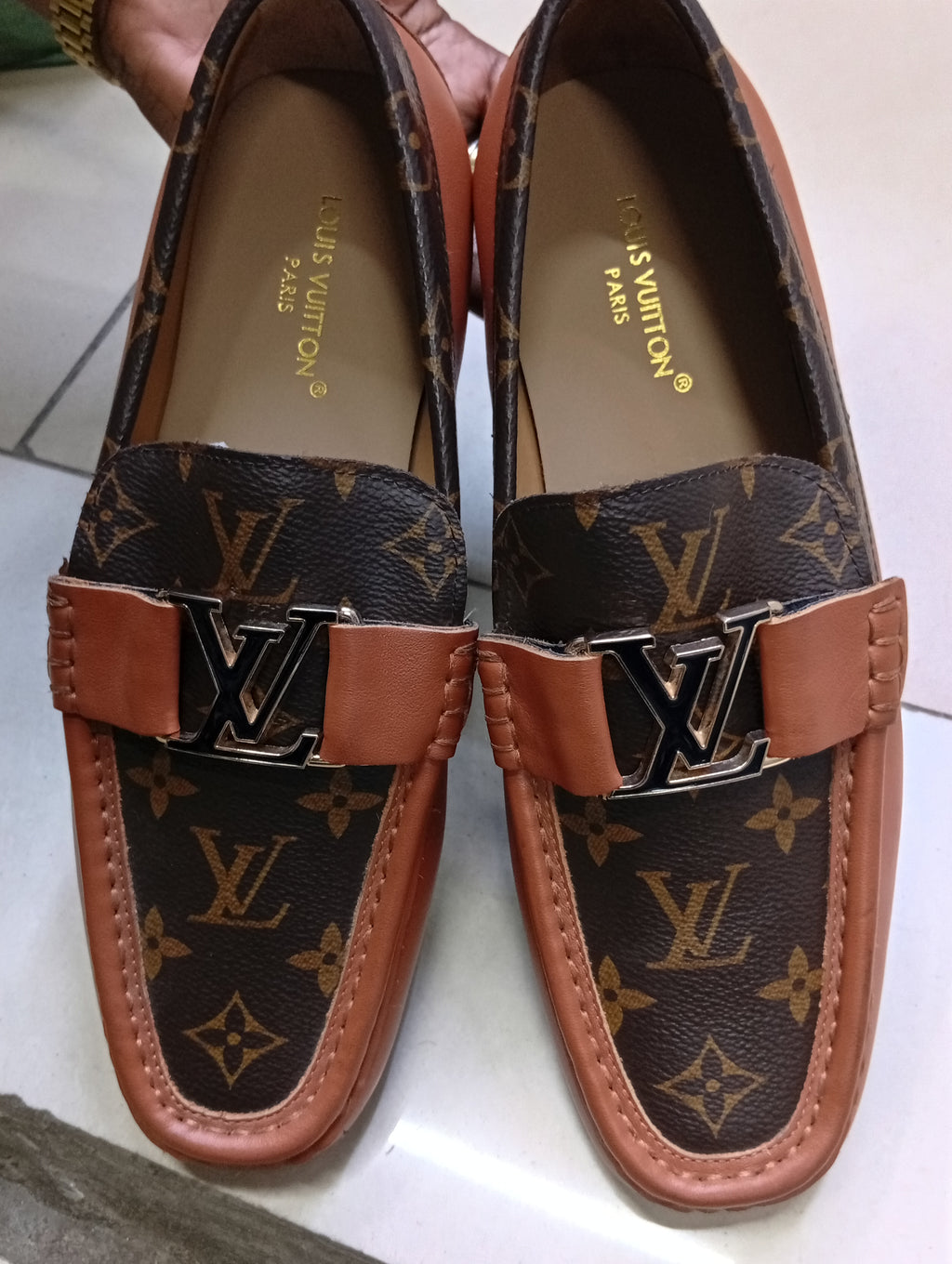 Lo_Vu Monogram Leather Loafers – Premium Designer Style