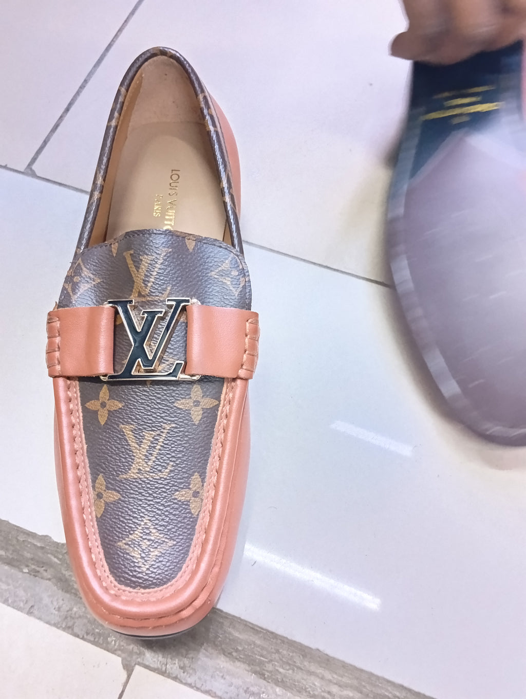 Lo_Vu Monogram Leather Loafers – Premium Designer Style