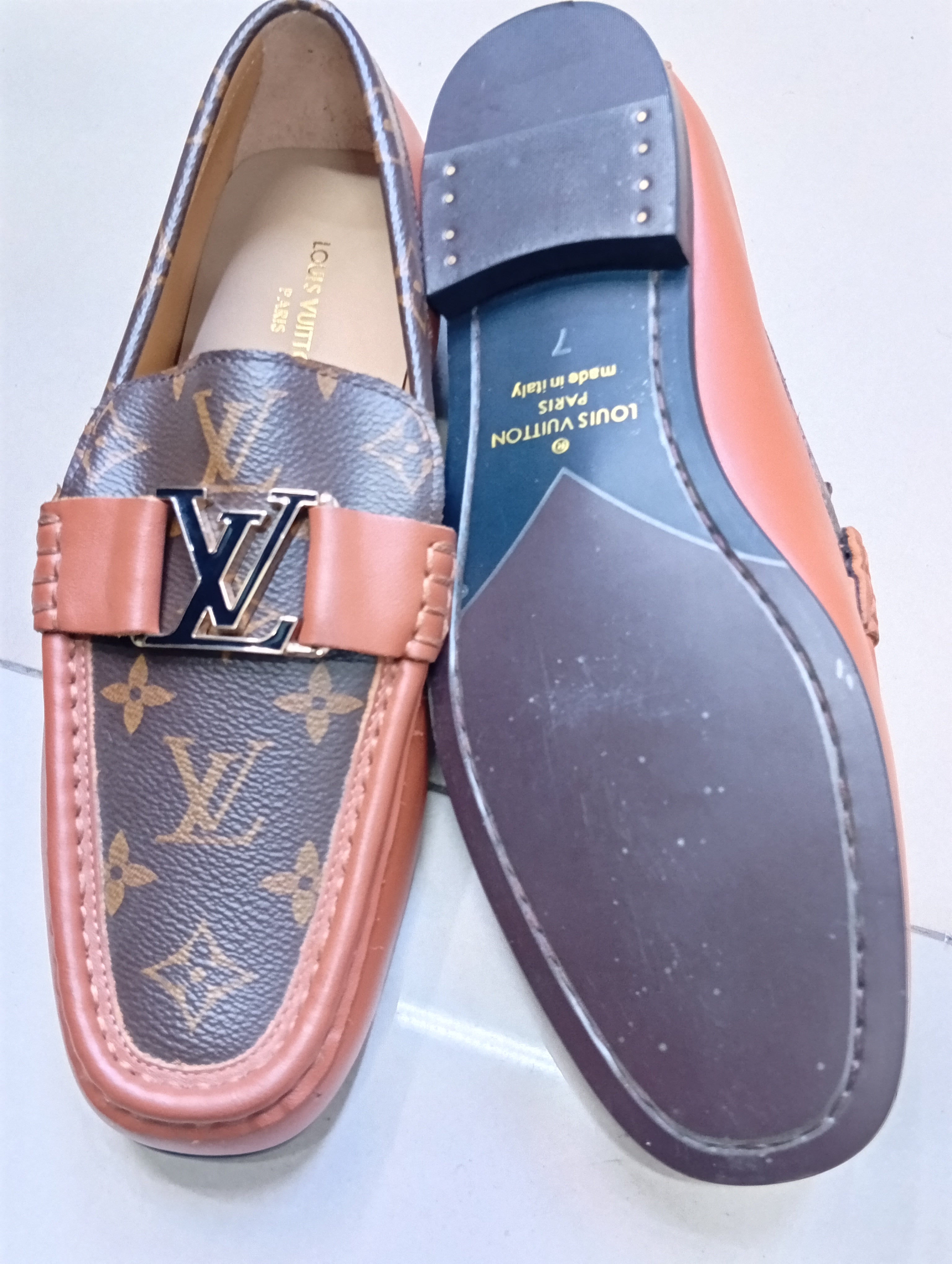 Lo_Vu Monogram Leather Loafers – Premium Designer Style