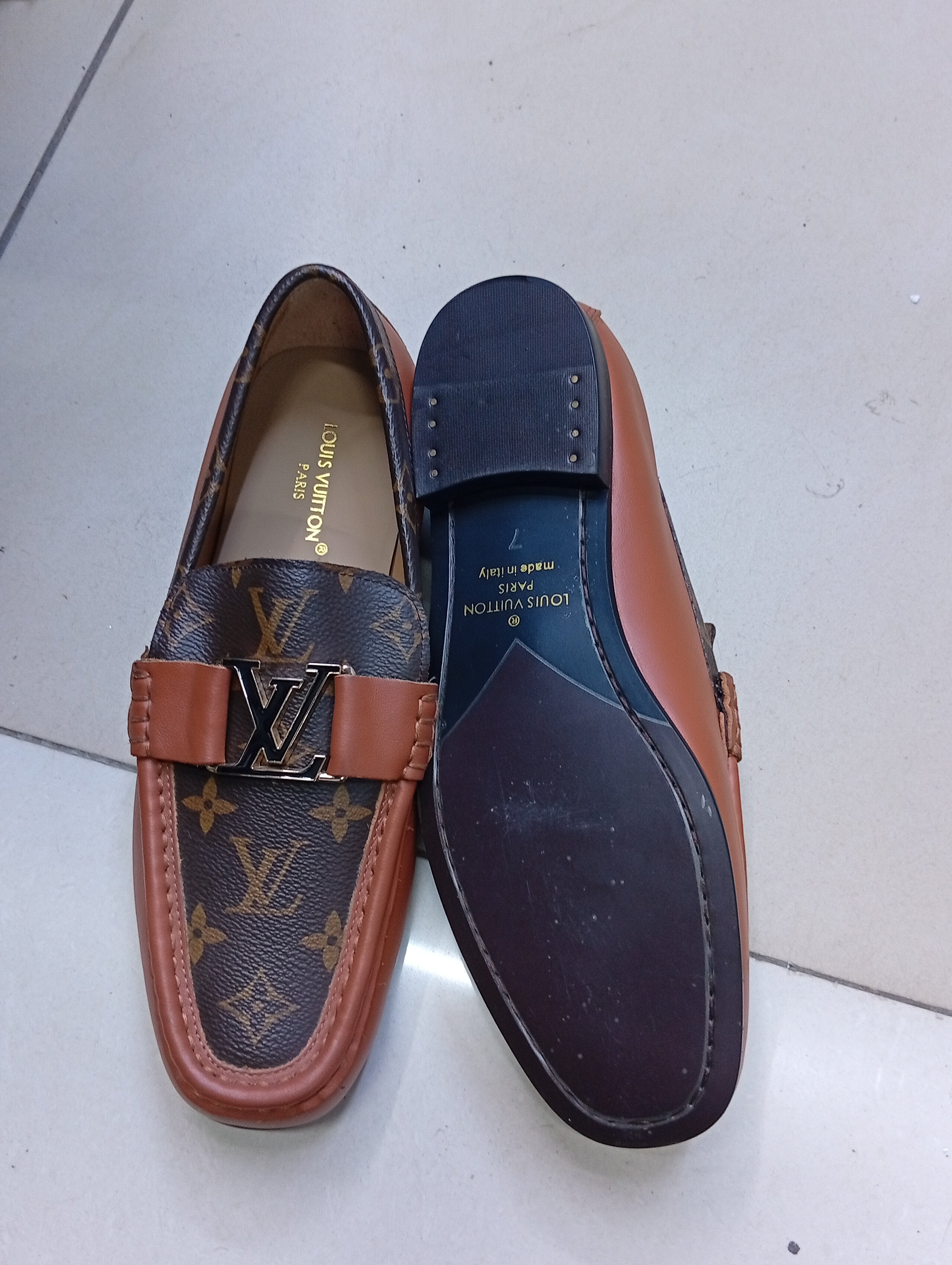 Lo_Vu Monogram Leather Loafers – Premium Designer Style