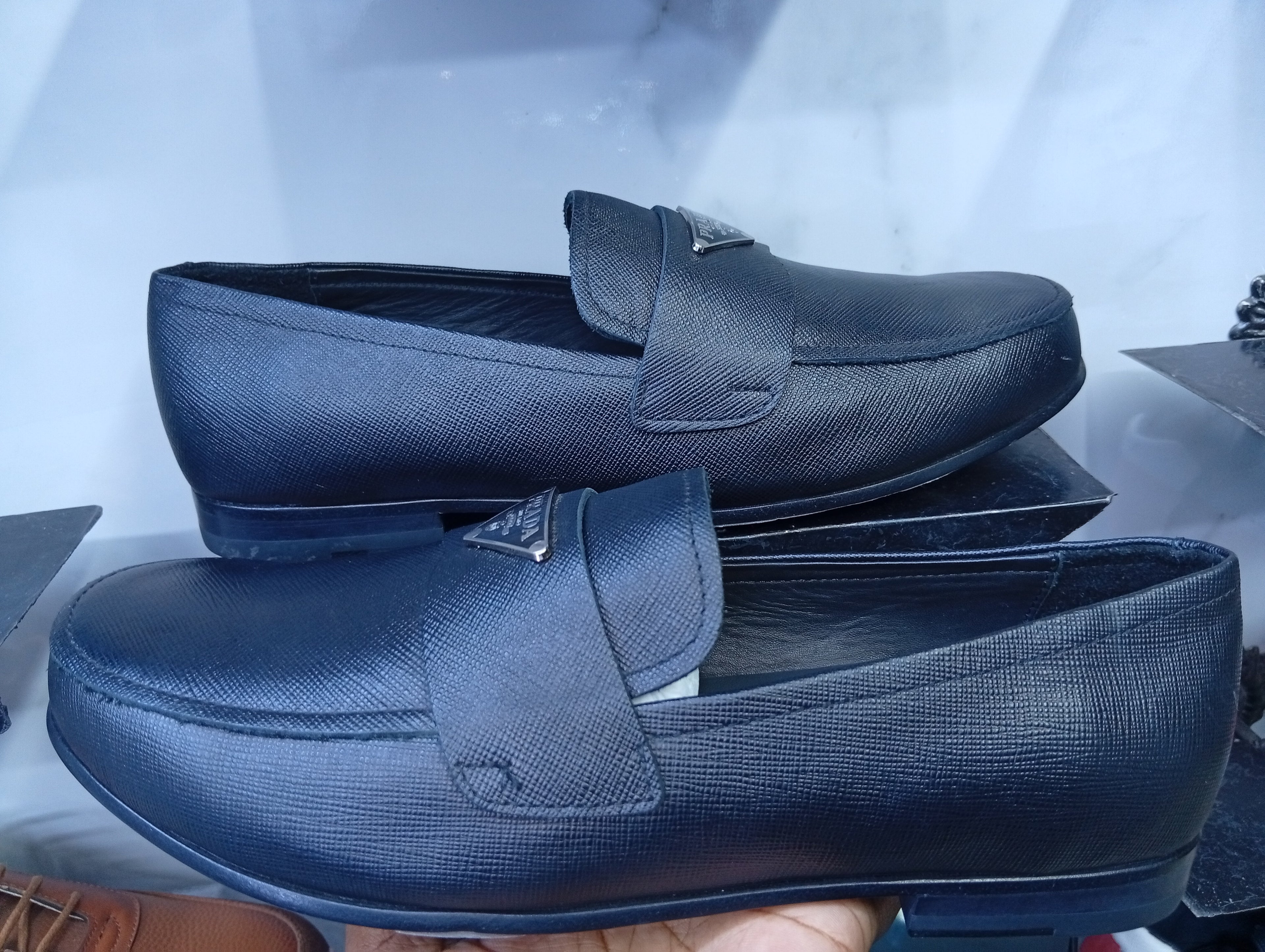 P_S Leather Loafers With Authenticity Certificate – Black