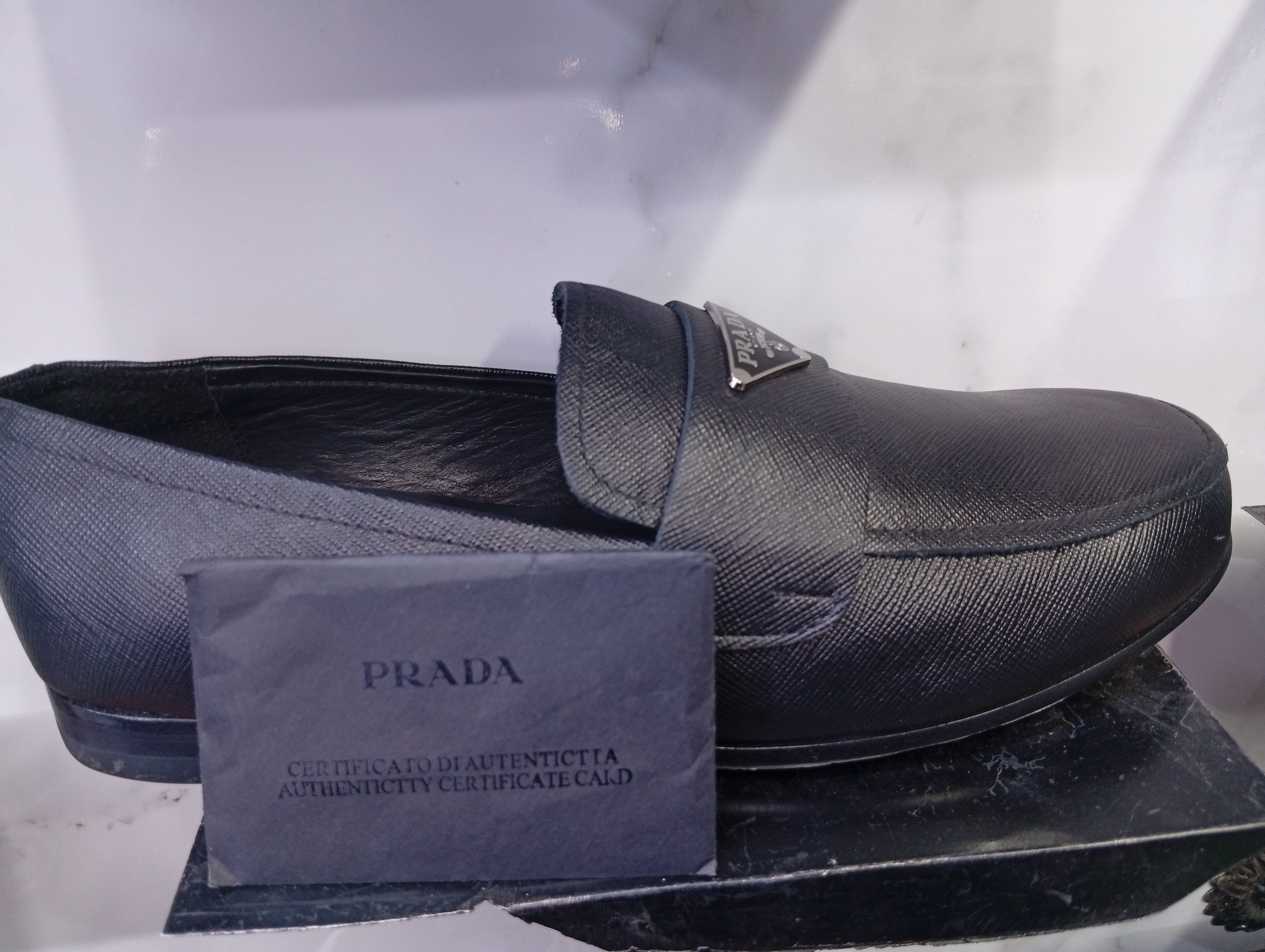 P_S Leather Loafers With Authenticity Certificate – Black