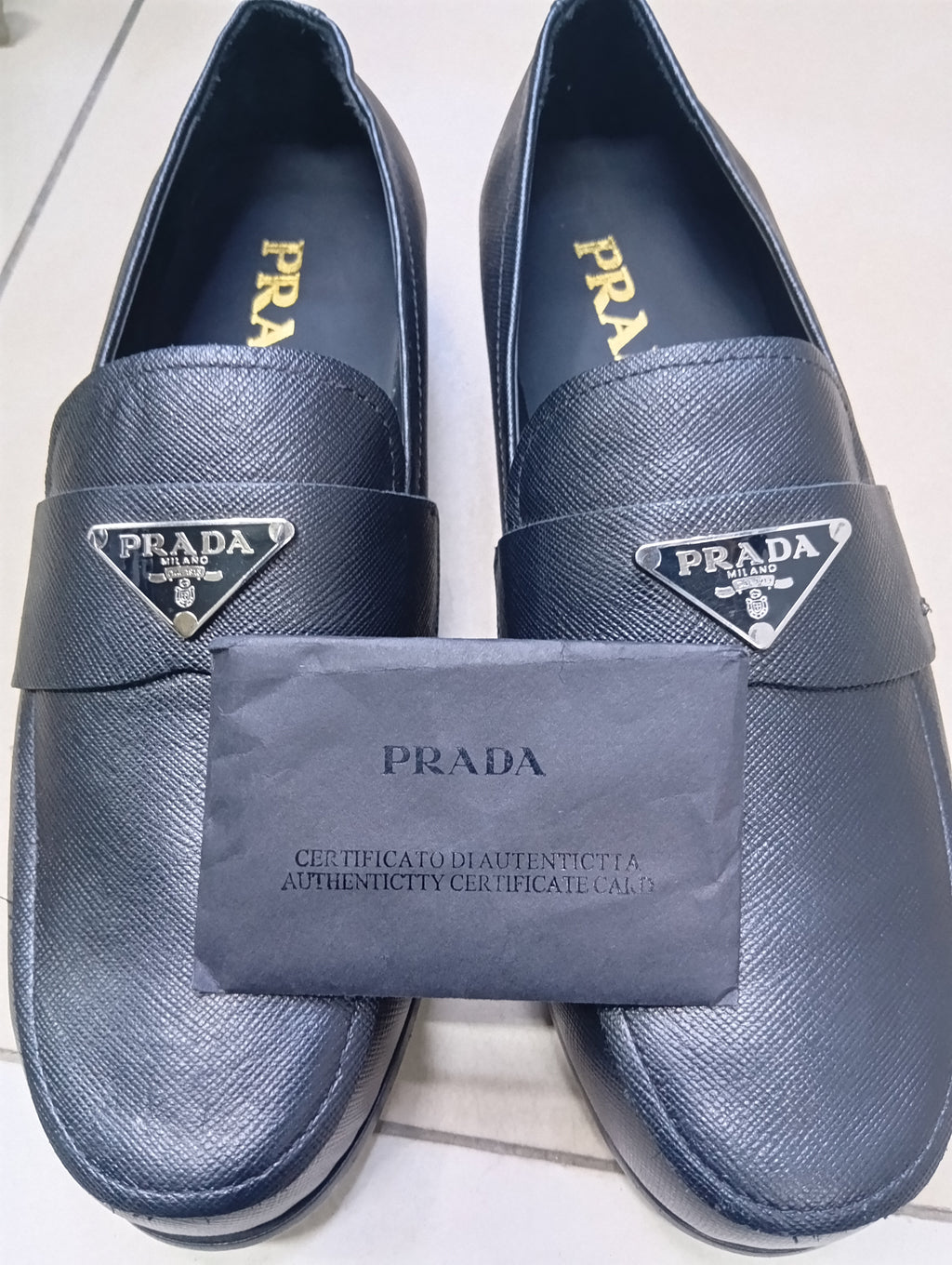 P_S Leather Loafers With Authenticity Certificate – Black