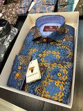 Presidential Premium African Paisley Dress Shirt – Luxury Men’s Button-Up