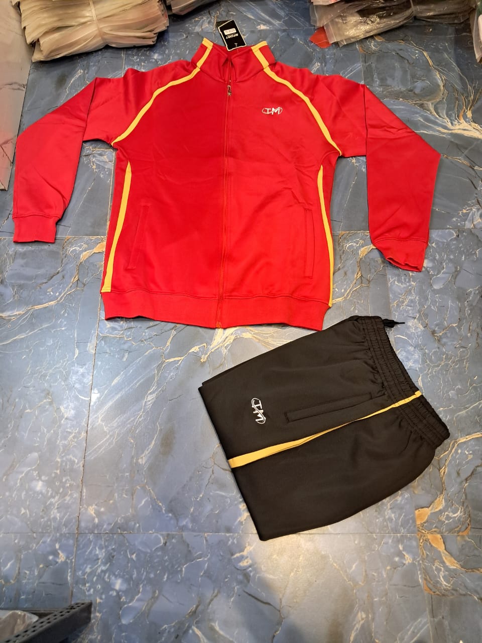 Men’s Sports Tracksuit Set – Jacket & Joggers