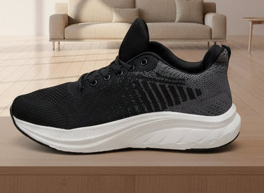 Lightweight Jogger Sneakers – Breathable Knit Sports & Casual Shoes