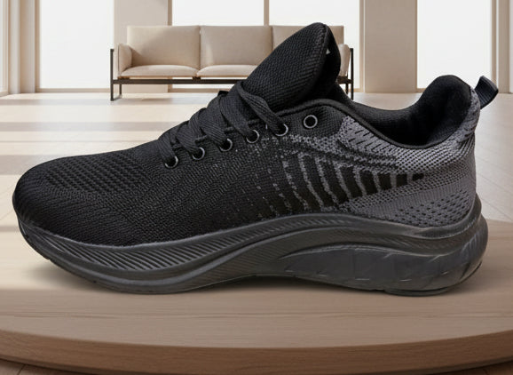 Lightweight Jogger Sneakers – Breathable Knit Sports & Casual Shoes