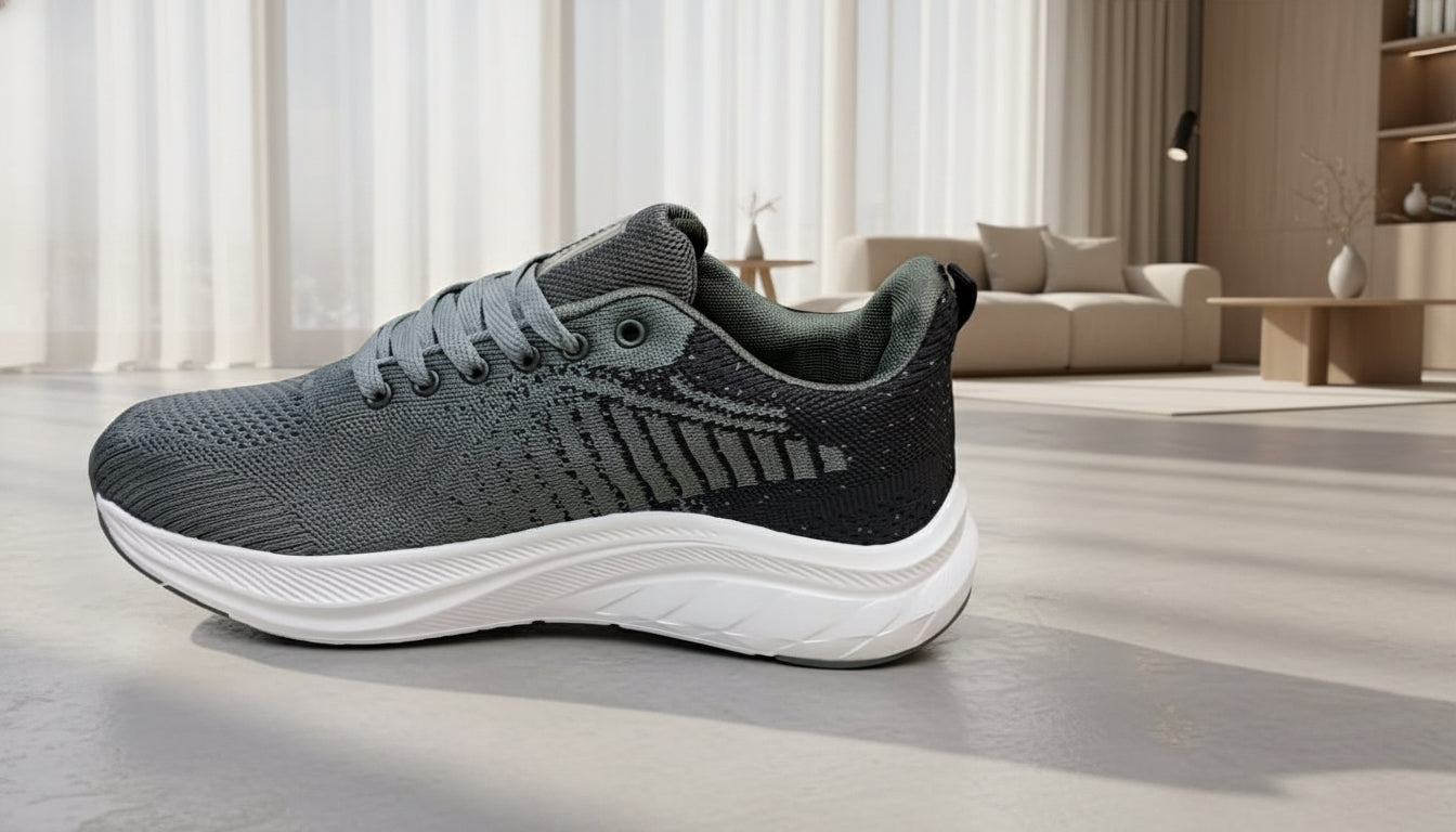 Lightweight Jogger Sneakers – Breathable Knit Sports & Casual Shoes