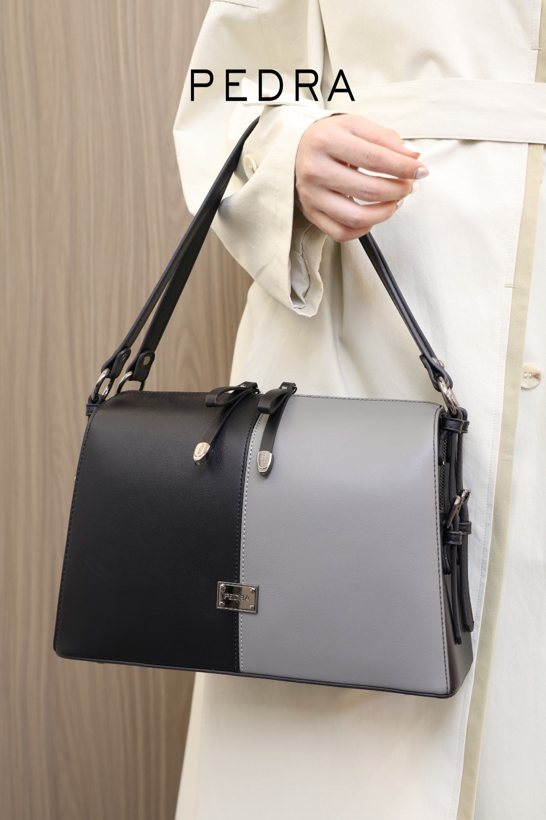 “Pedra” Structured Handbag