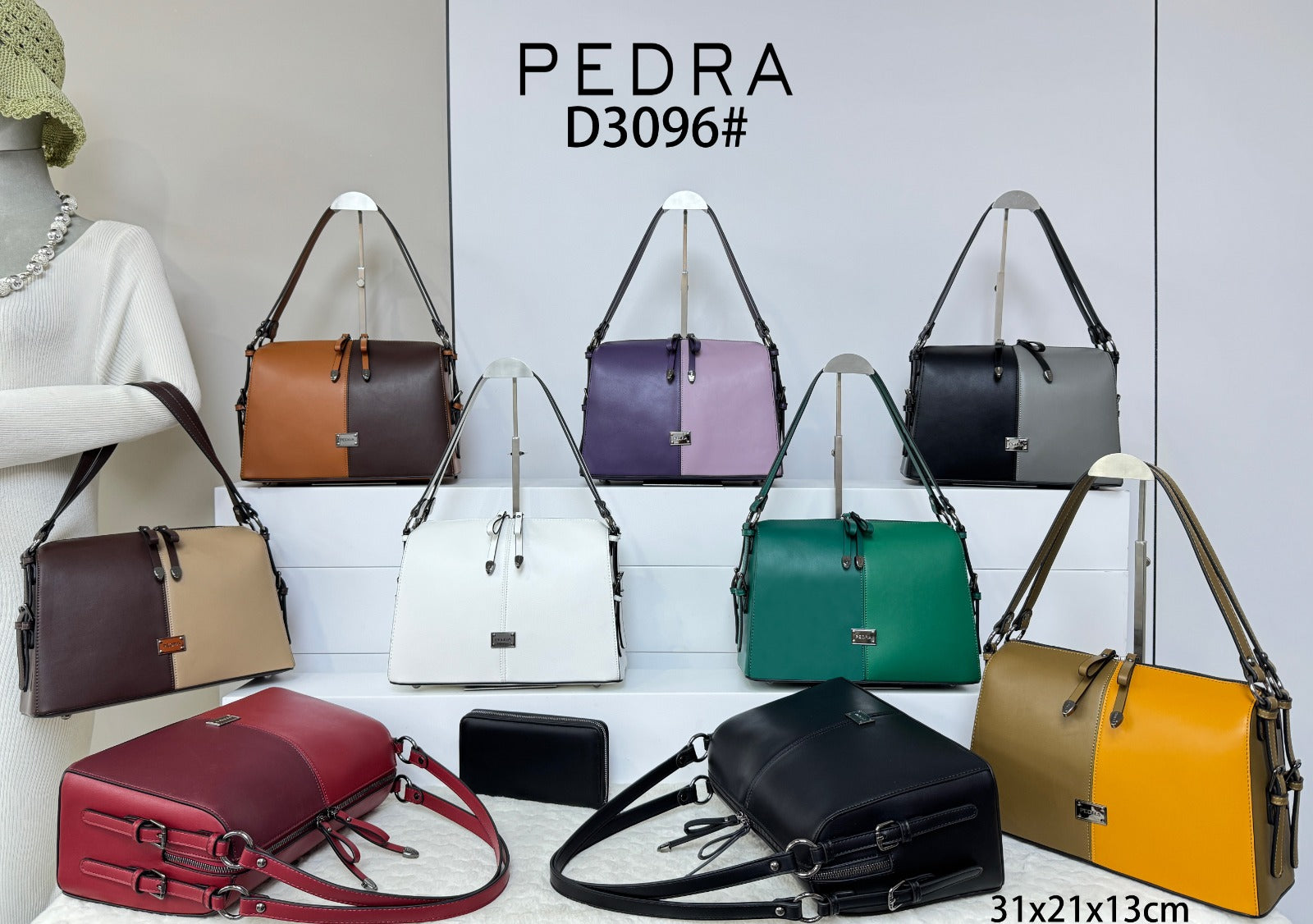 “Pedra” Structured Handbag