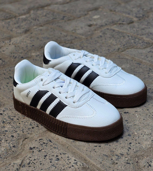 Adidas Samba-Inspired Casual Sneakers – Unisex Kids Leather Trainers