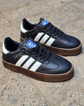 Adidas Samba-Inspired Casual Sneakers – Unisex Kids Leather Trainers