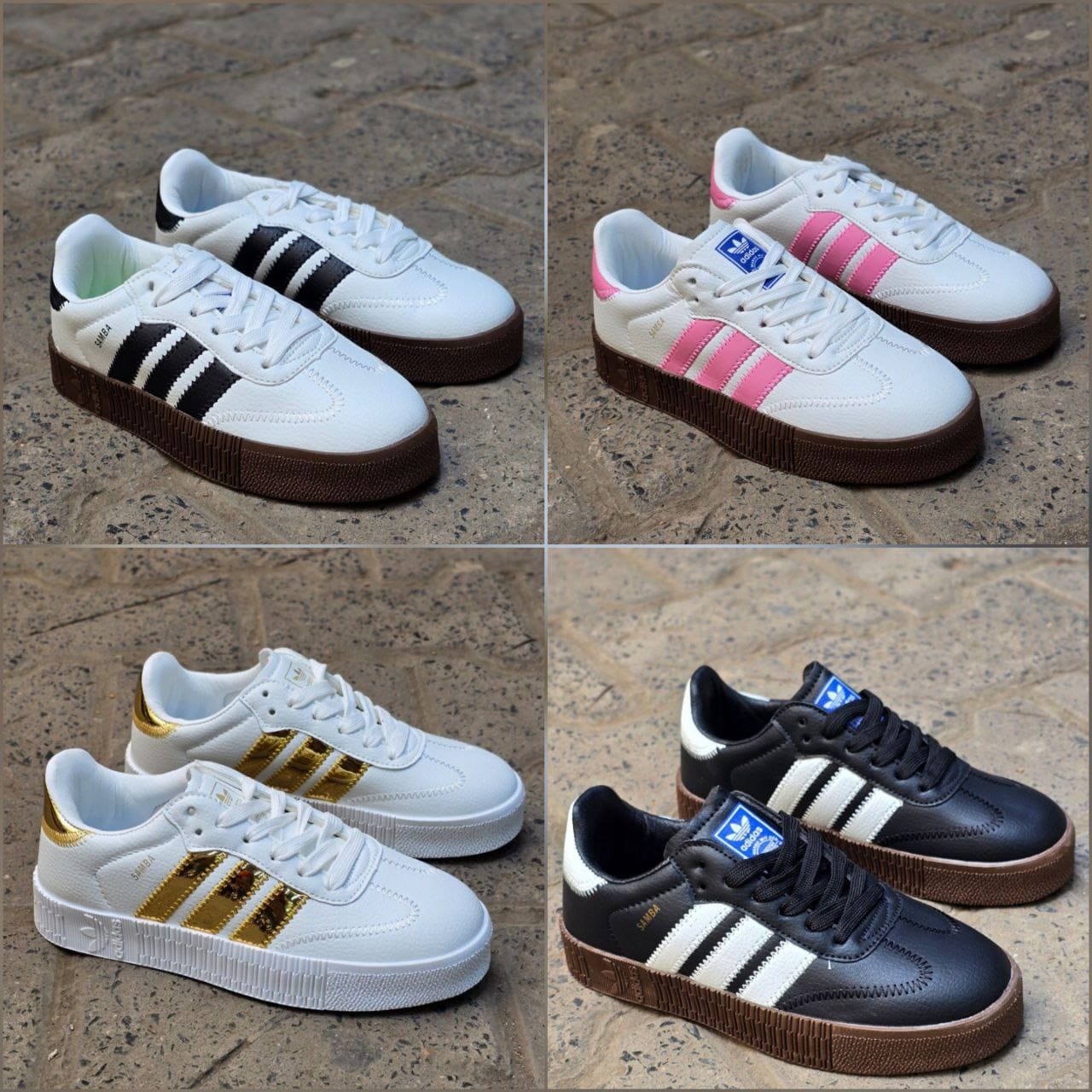 Adidas Samba-Inspired Casual Sneakers – Unisex Kids Leather Trainers