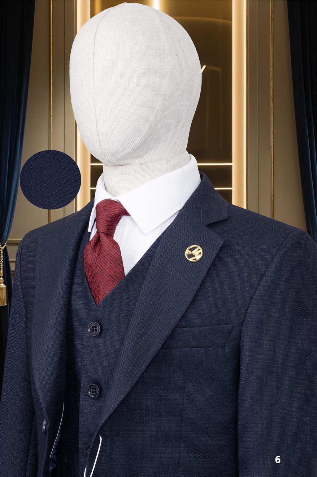 Men’s Premium 3-Piece Suit – Tailored Blazer, Waistcoat & Trousers Set