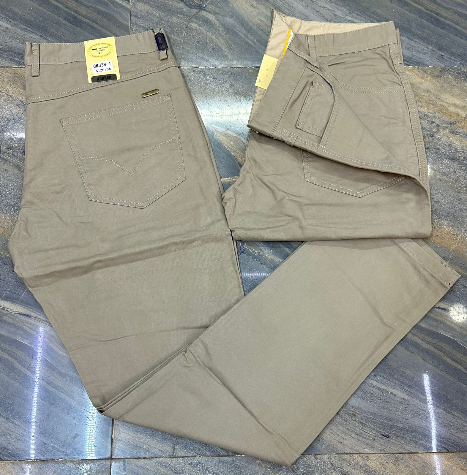 Worker Series Premium Slim-Fit Chinos – Multi-Color Men’s Stretch Trousers