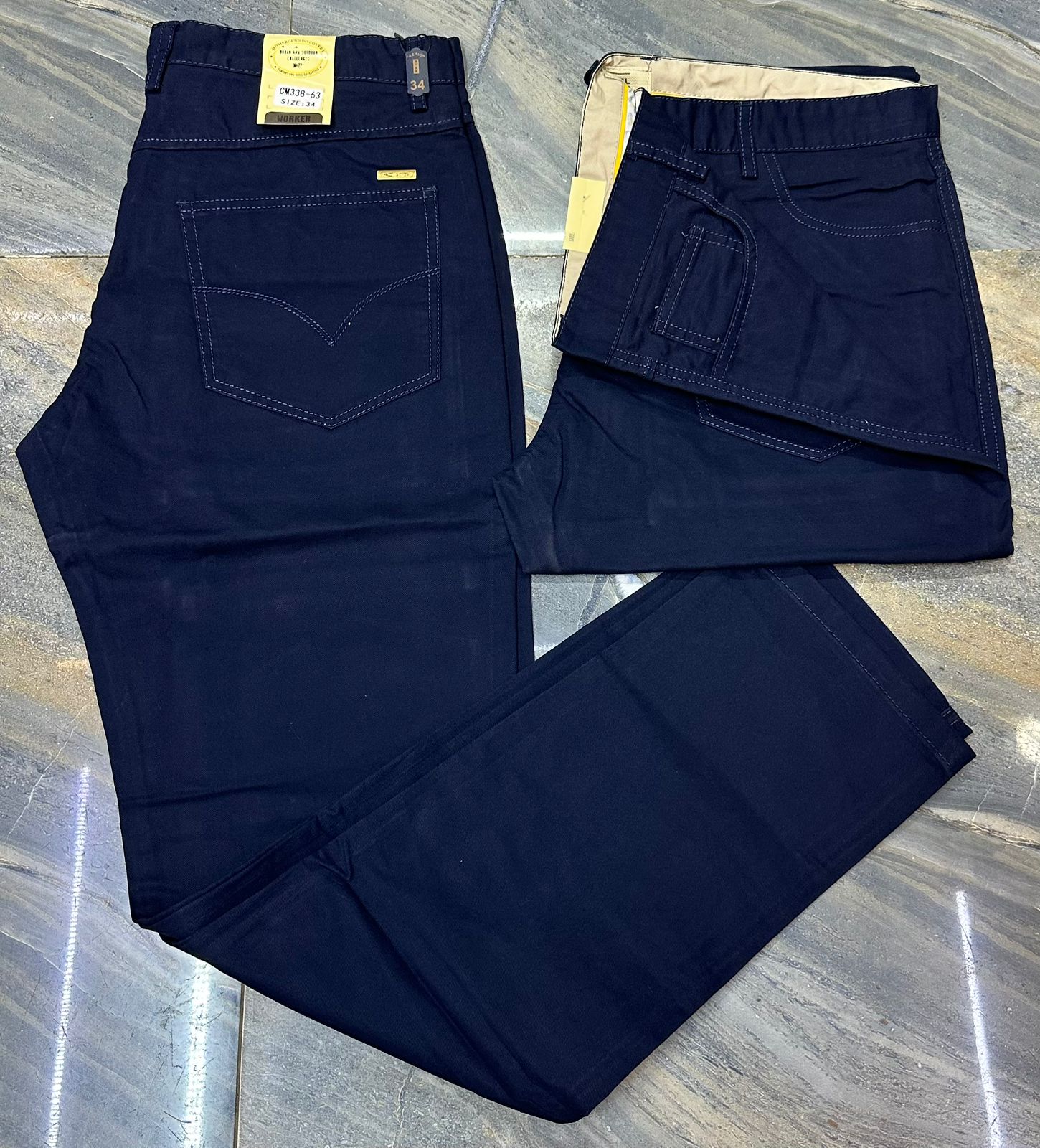 Worker Series Premium Slim-Fit Chinos – Multi-Color Men’s Stretch Trousers