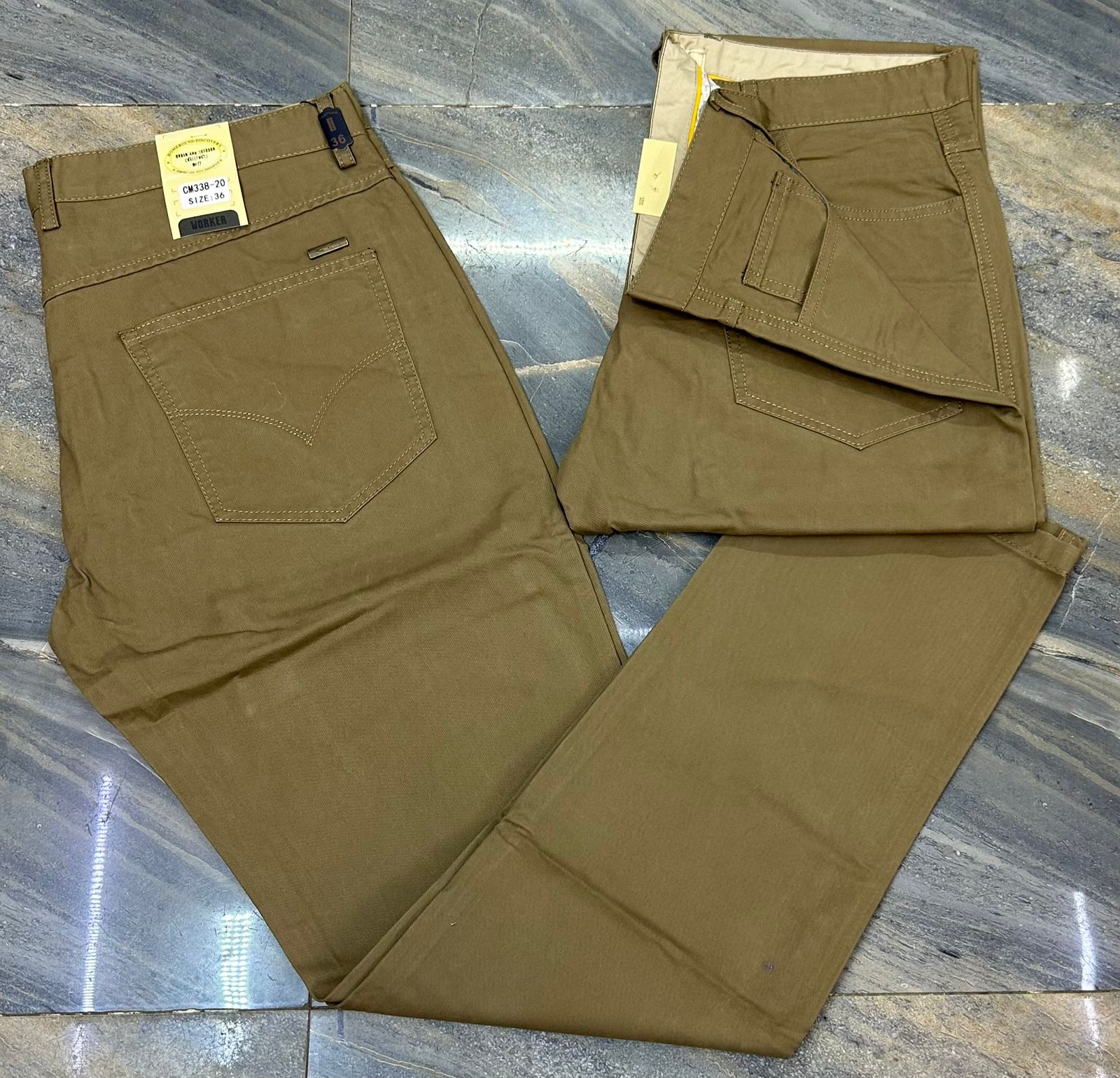 Worker Series Premium Slim-Fit Chinos – Multi-Color Men’s Stretch Trousers