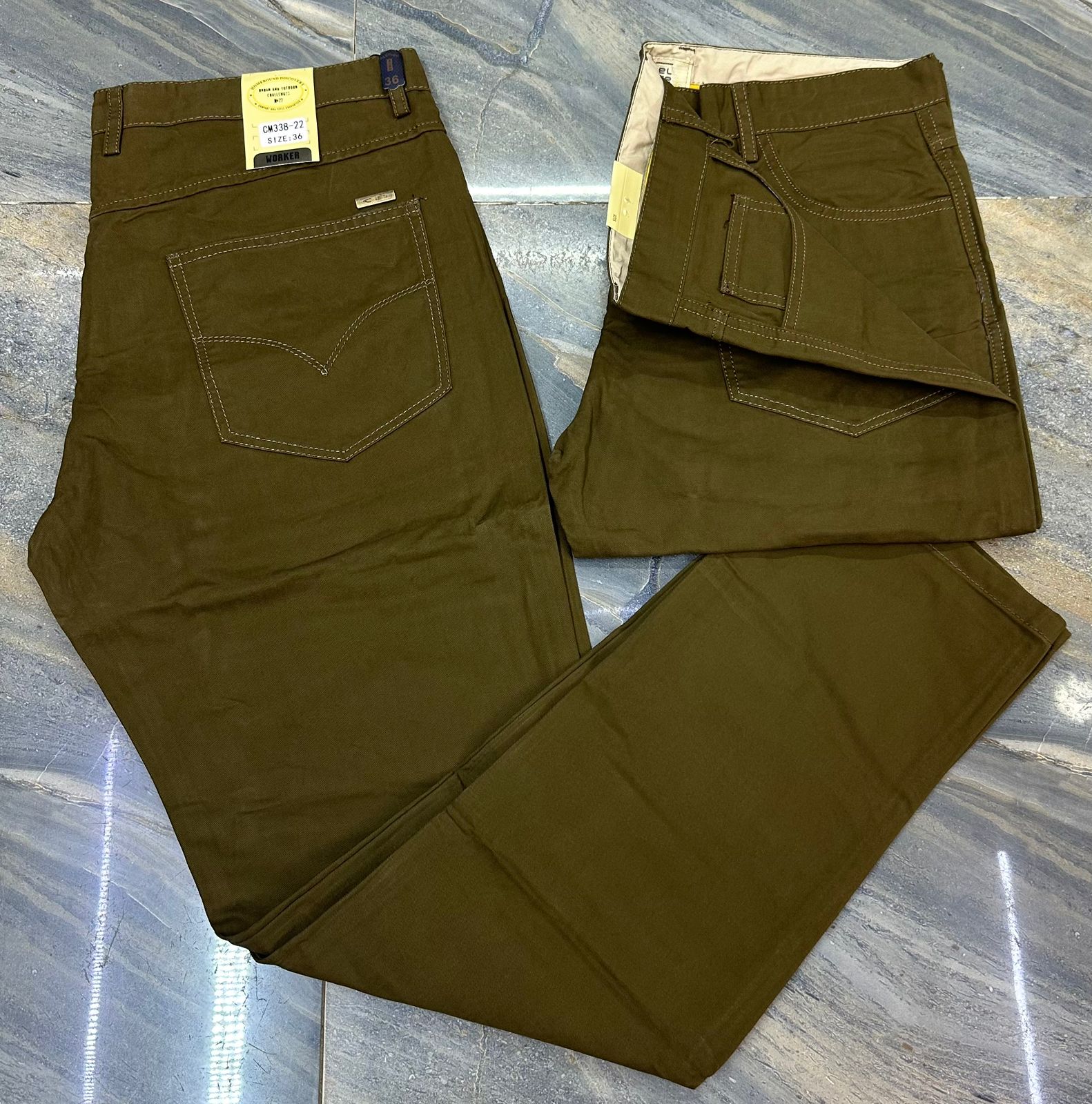 Worker Series Premium Slim-Fit Chinos – Multi-Color Men’s Stretch Trousers