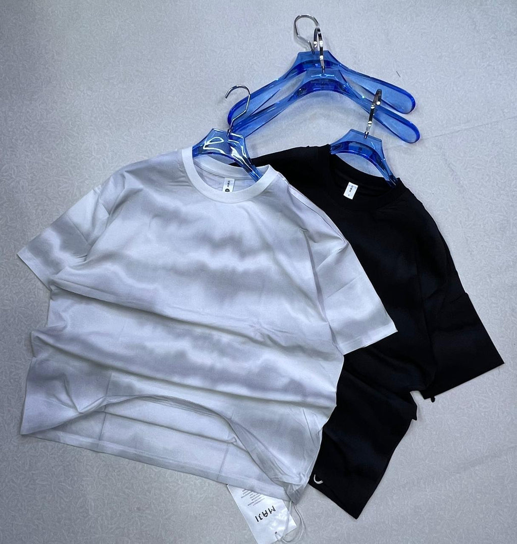 Essential Oversized Cotton Tee – Premium Plain