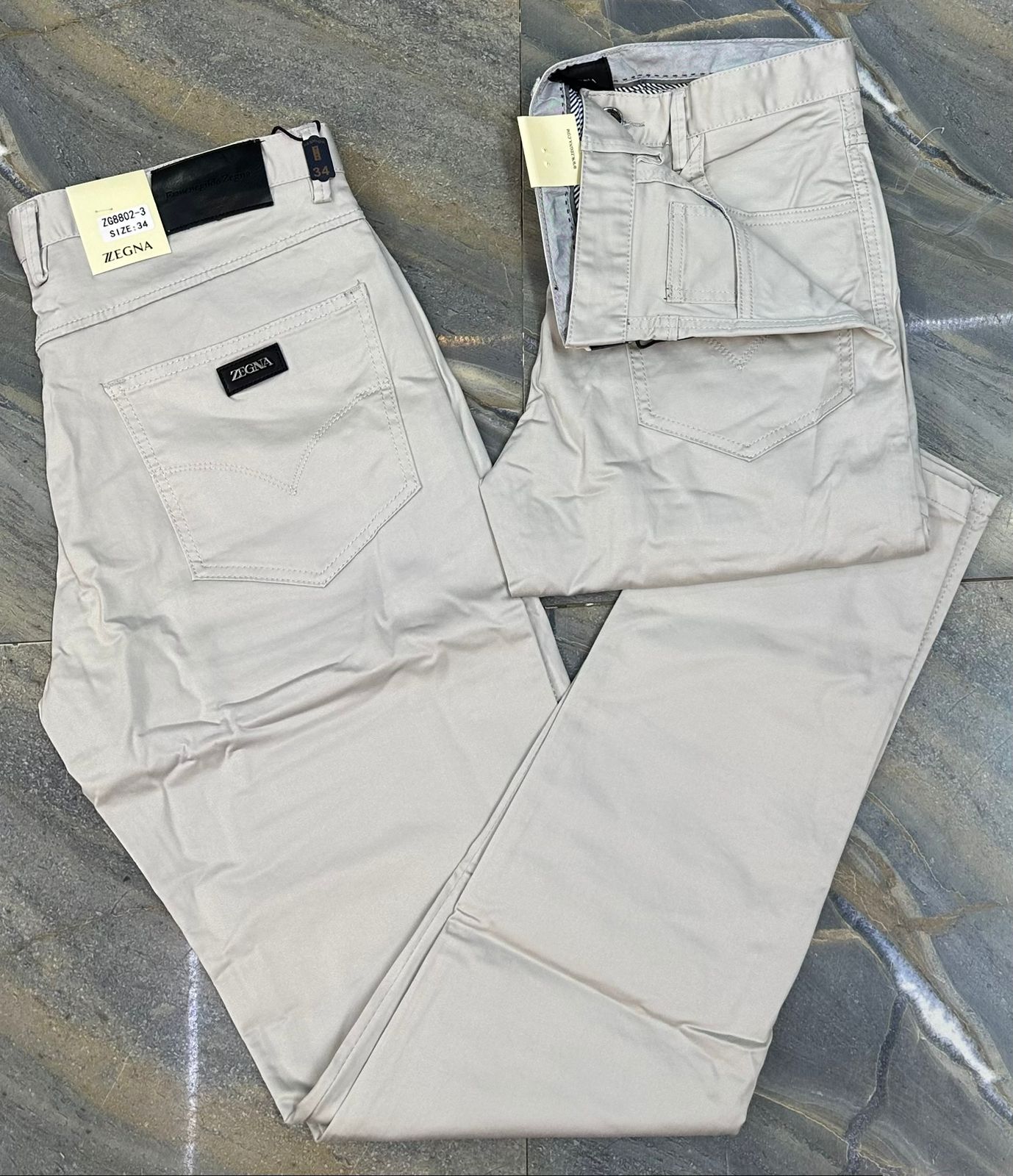 Zegna Premium Tailored Chinos – Multi-Color Men’s Luxury Cotton Trousers