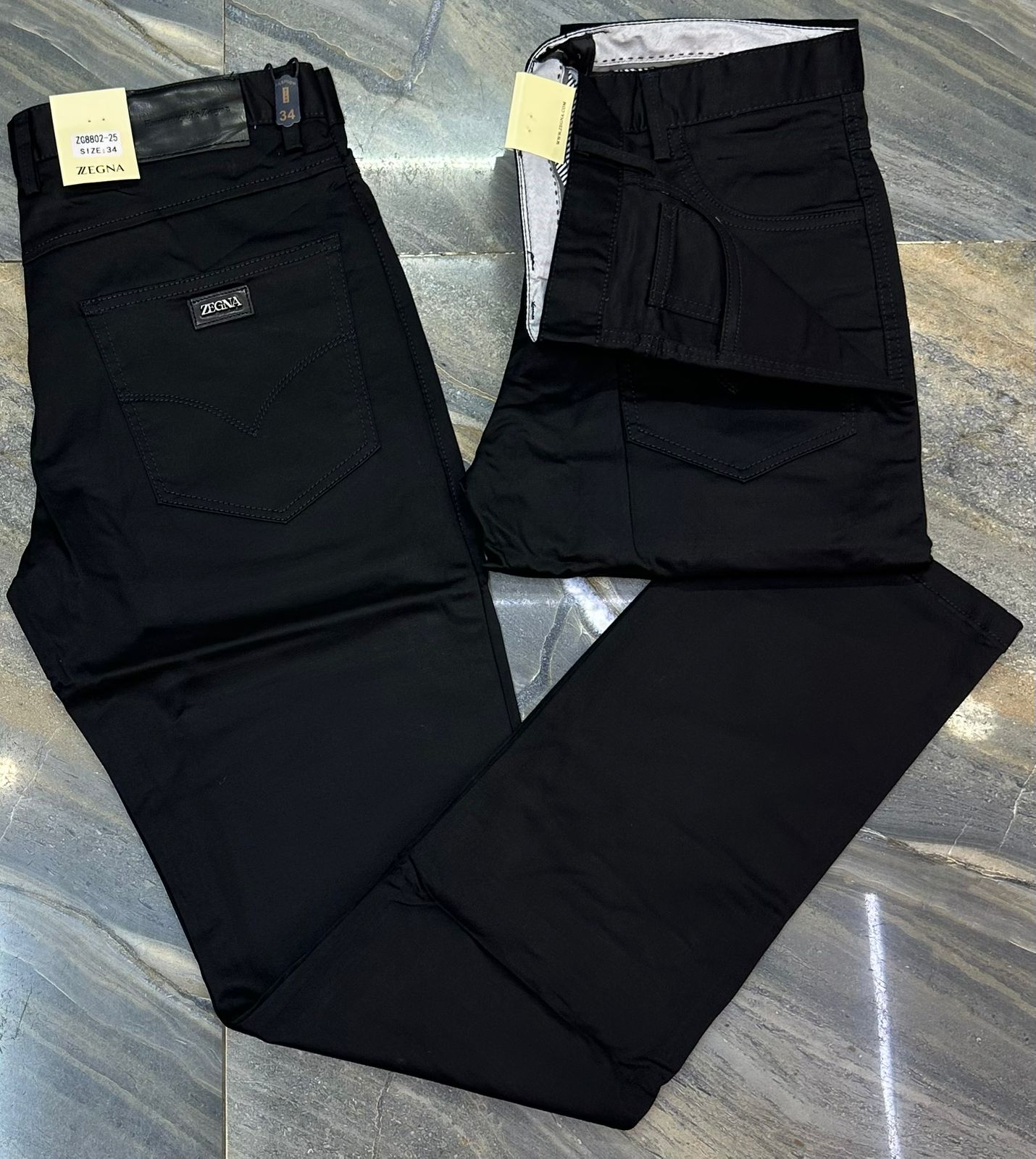 Zegna Premium Tailored Chinos – Multi-Color Men’s Luxury Cotton Trousers