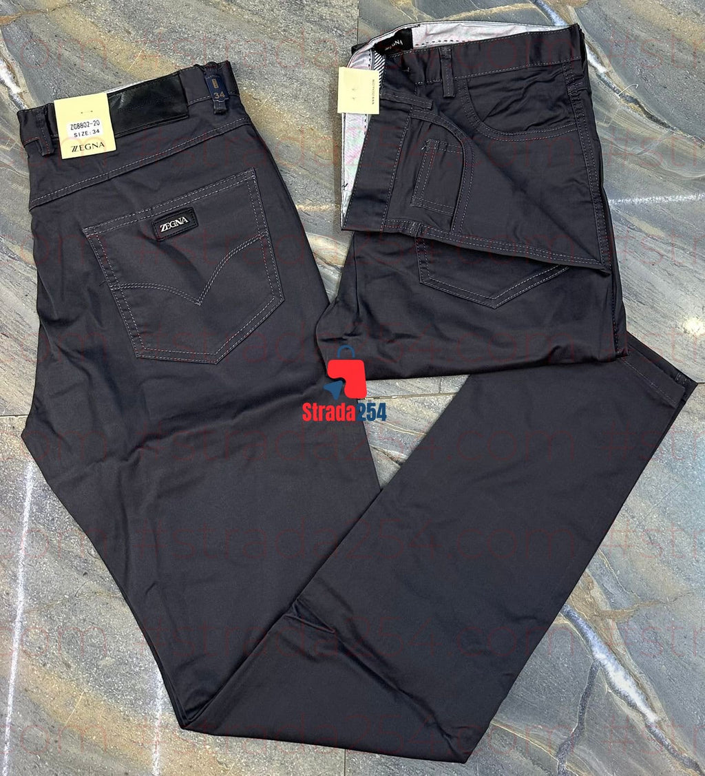 Zegna Premium Tailored Chinos – Multi-Color Men’s Luxury Trousers