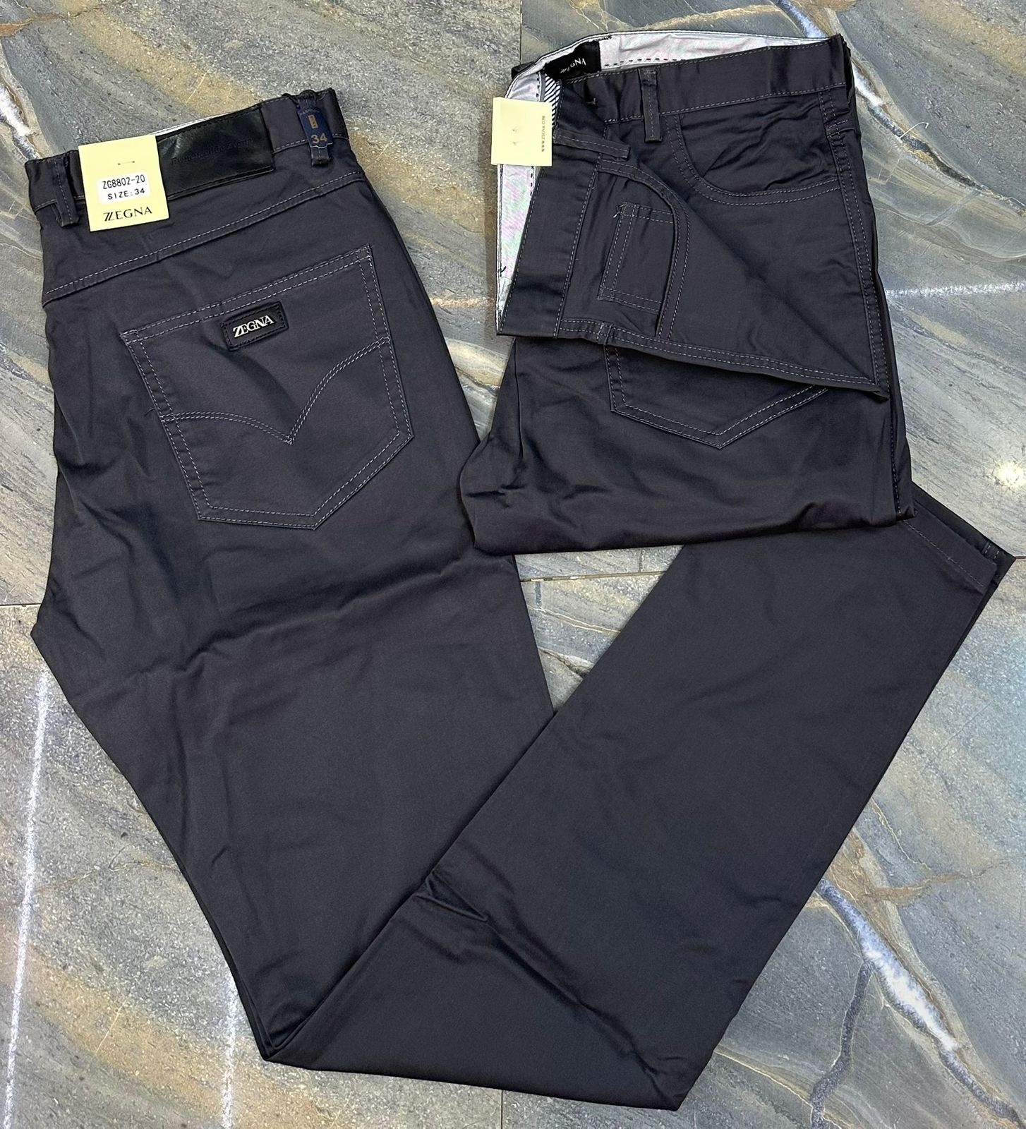 Zegna Premium Tailored Chinos – Multi-Color Men’s Luxury Cotton Trousers