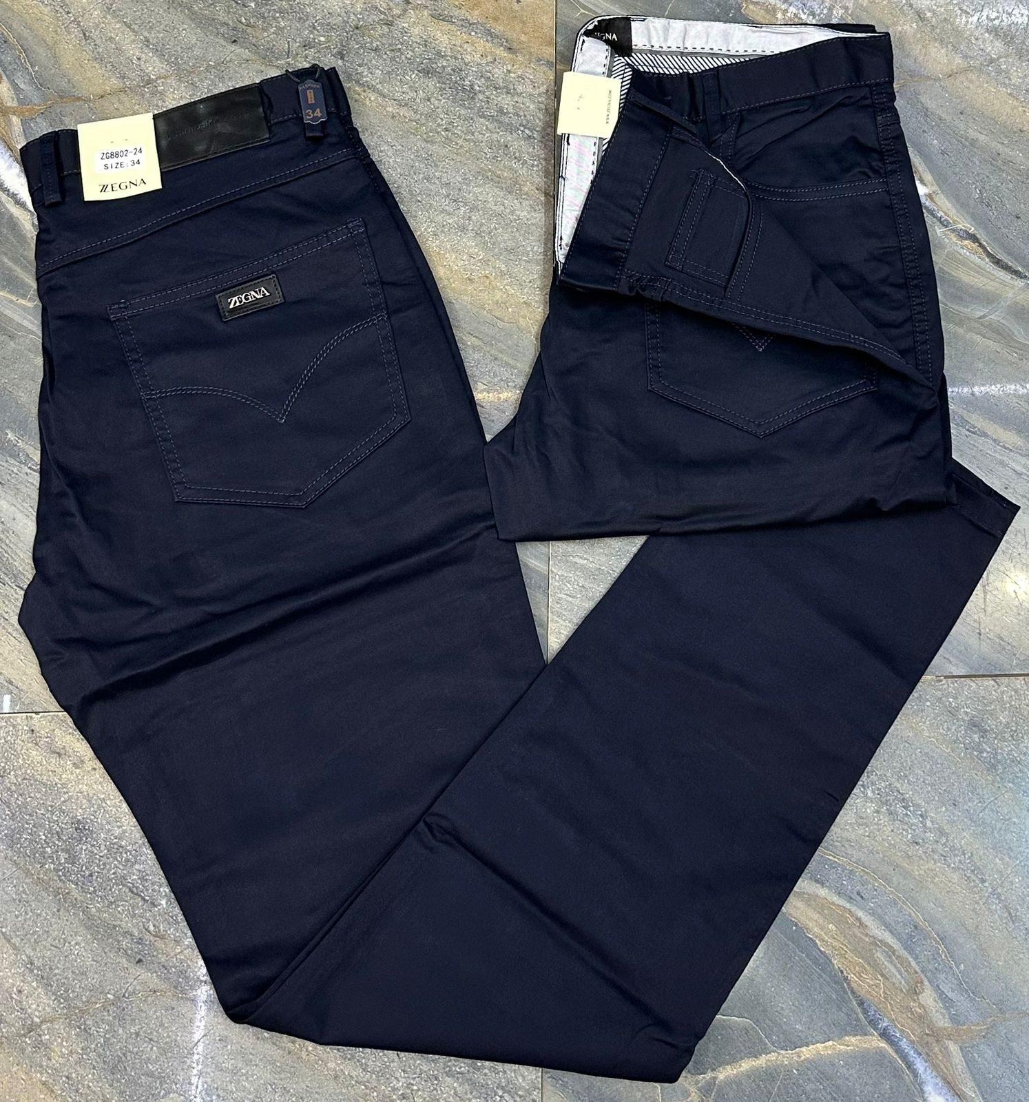 Zegna Premium Tailored Chinos – Multi-Color Men’s Luxury Cotton Trousers