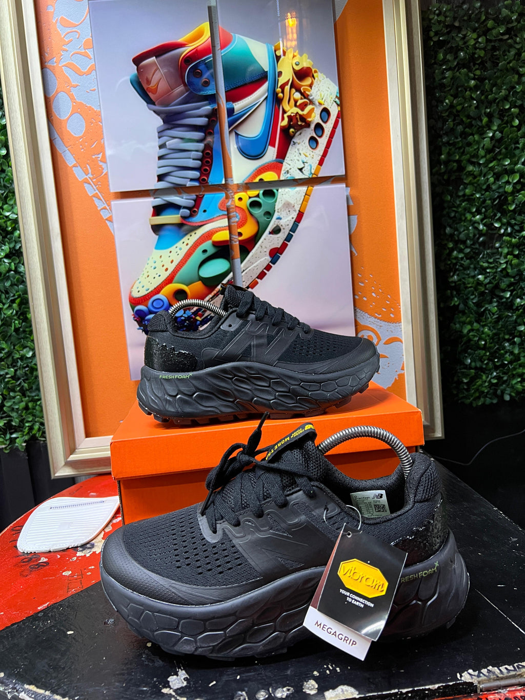 New Balance Men’s Black Running Shoes – Fresh Foam Cushioned Performance Sneakers