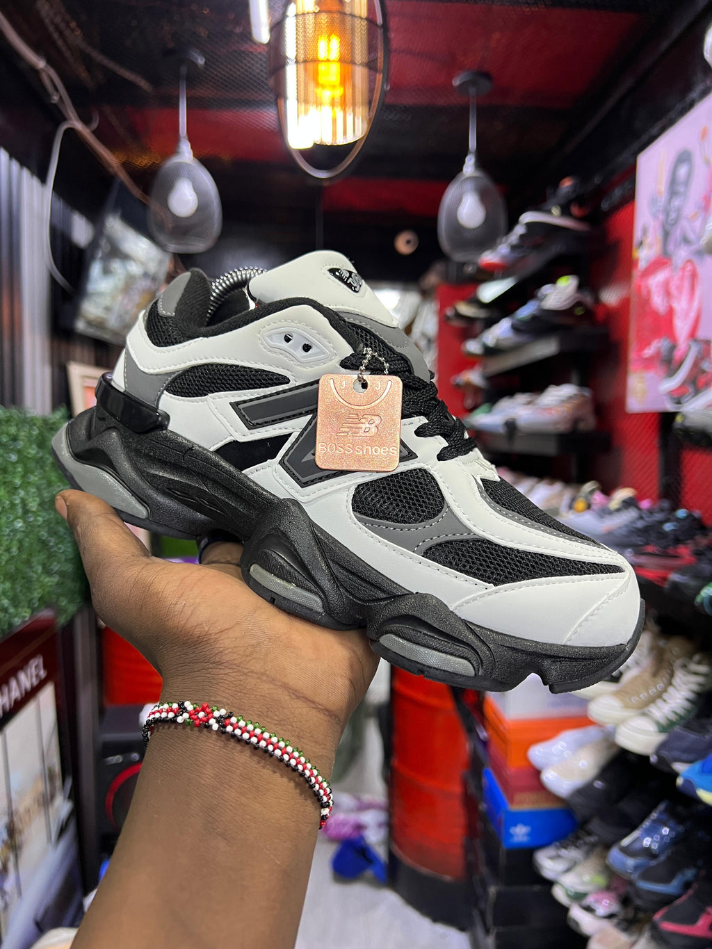 Chunky Running Sneakers – Black & Yellow Sport Performance Shoes