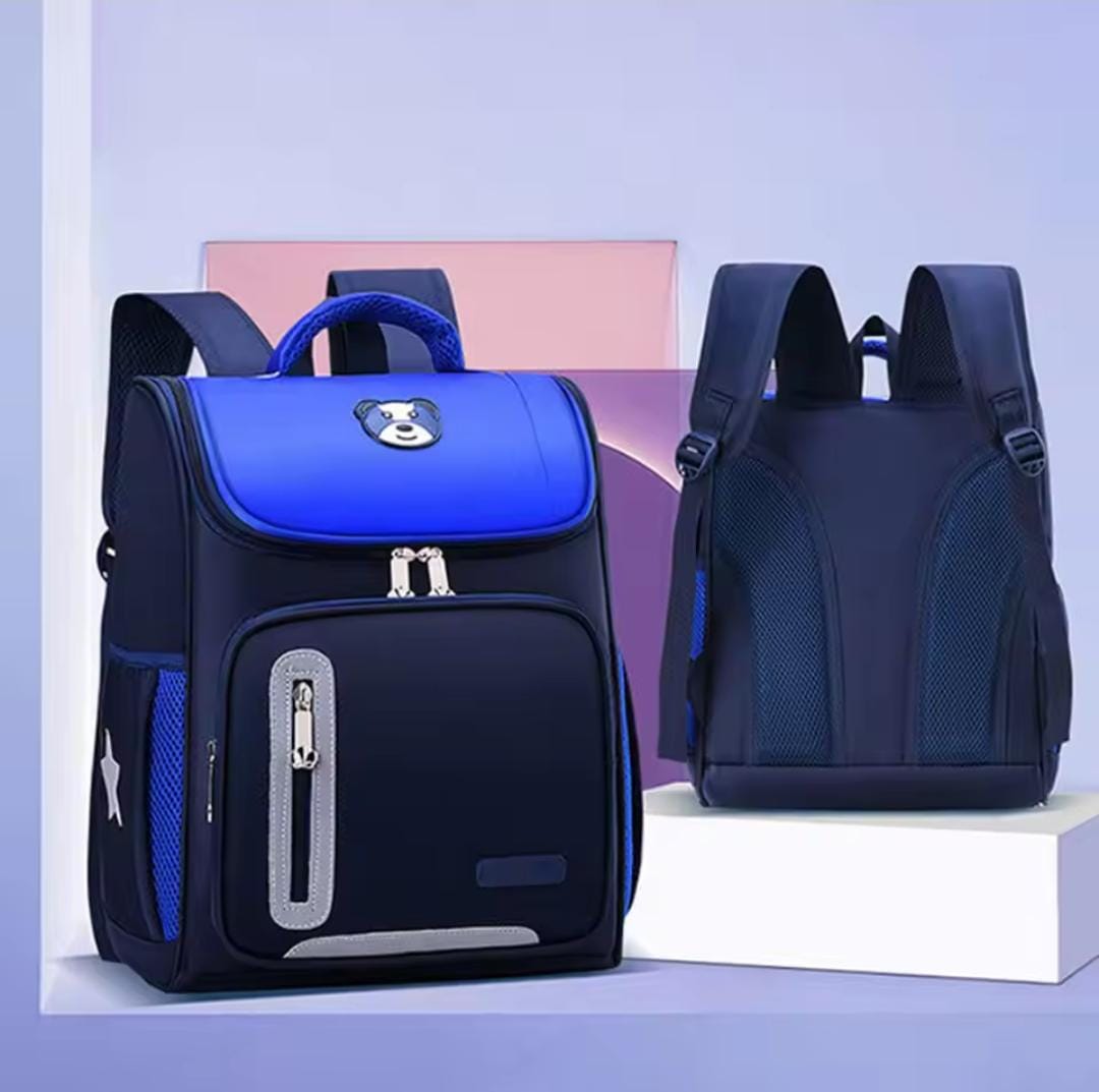 Kids Waterproof School Backpack – Lightweight Cartoon Design with Multiple Compartments