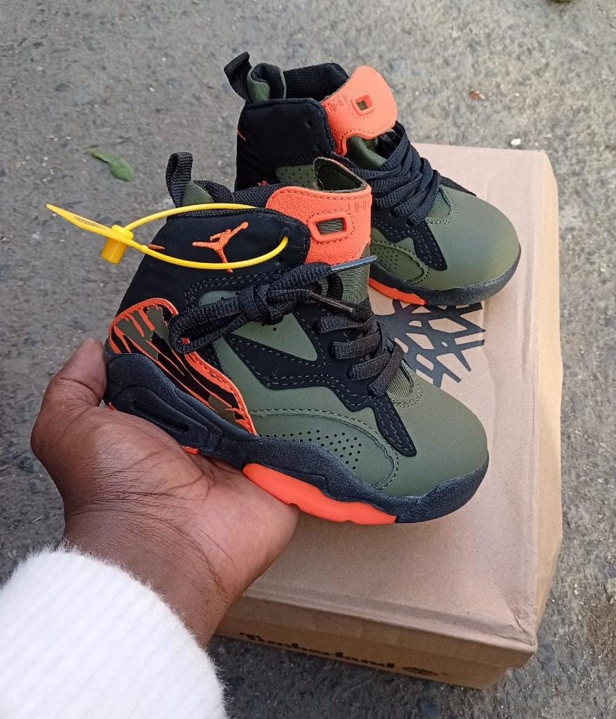 Kids Jordan Sneakers Basketball Shoes