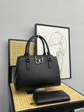 Elegant Structured Handbag with Matching Zip Wallet | Minimalist Luxury Tote