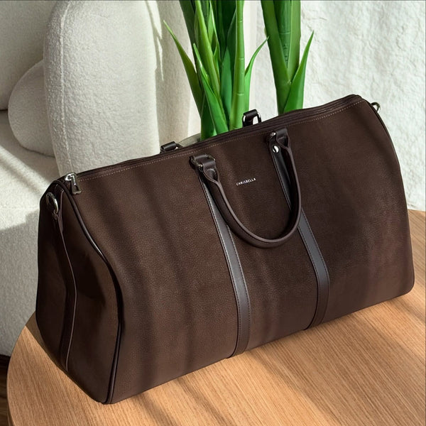 Classic Structured Travel Duffle Bag | Stylish Weekender & Work Carry-On Bag