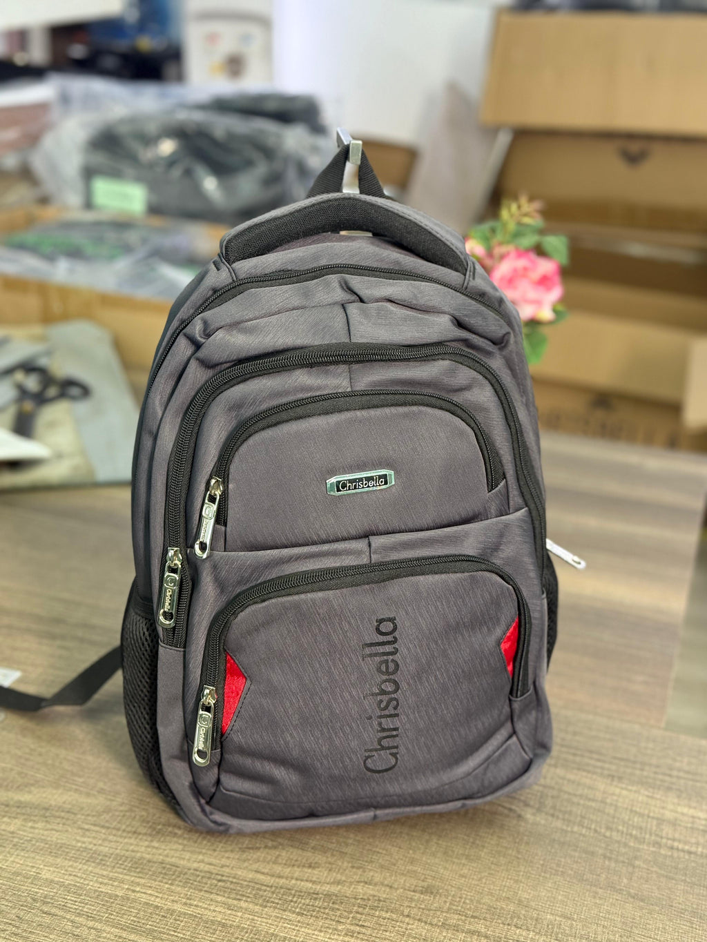 Chrisbella Multi-Compartment Backpack | Durable School, Work & Travel Backpack