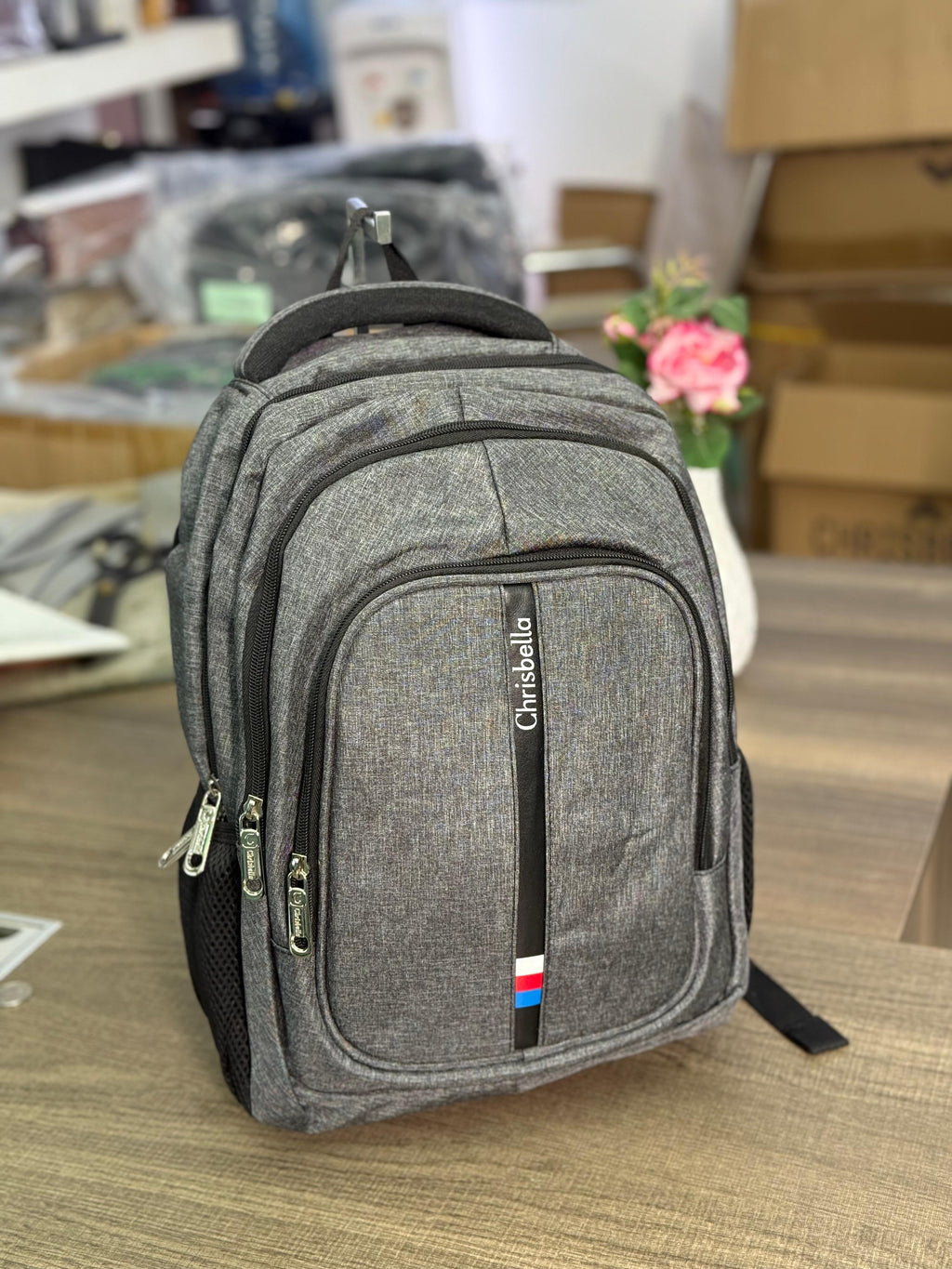 Chrisbella Multi-Compartment Backpack | Durable School, Work & Travel Backpack