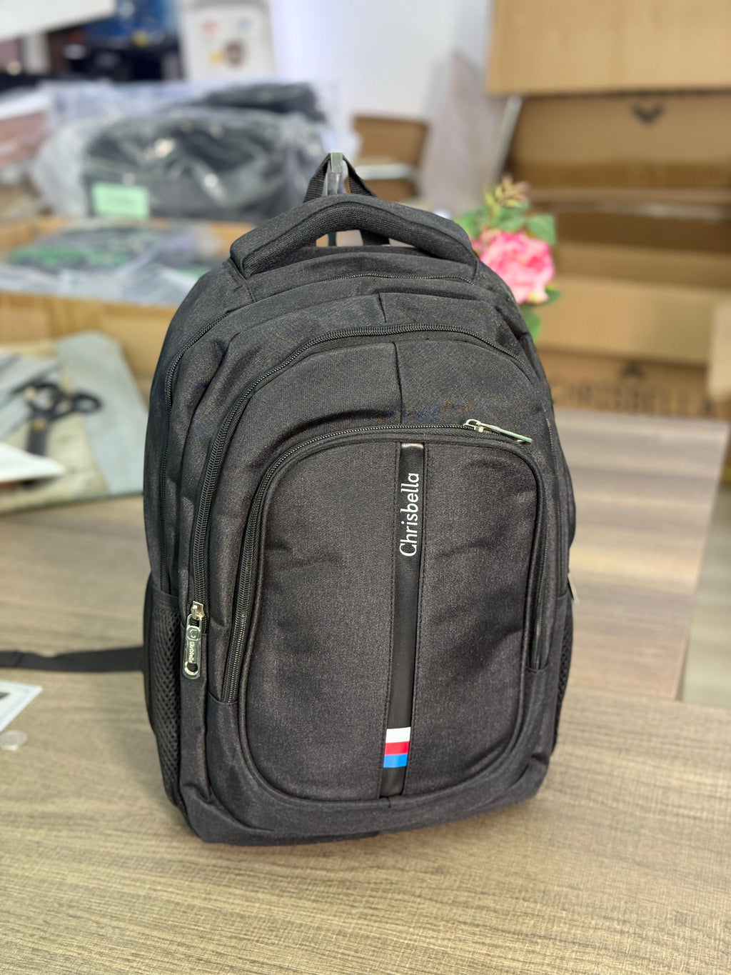 Chrisbella Multi-Compartment Backpack | Durable School, Work & Travel Backpack