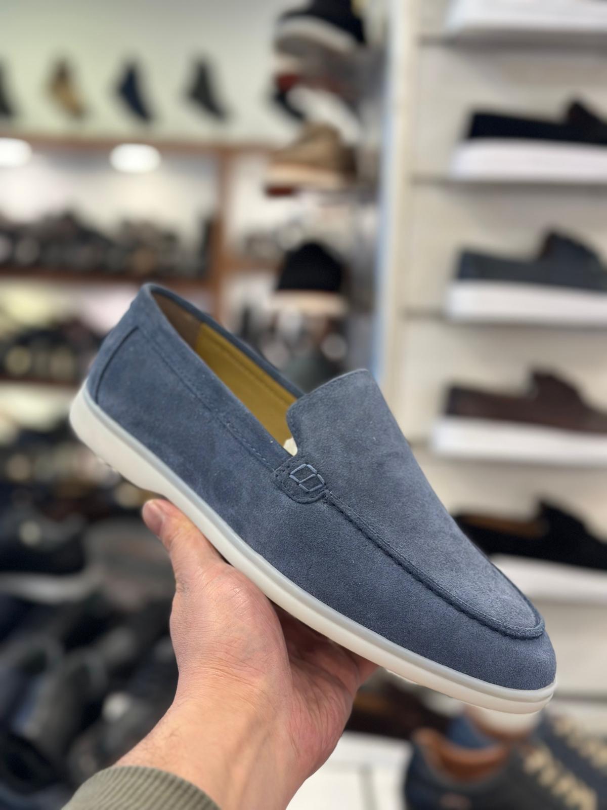 Men’s Suede Slip-On Loafers | Lightweight Casual Comfort Shoes