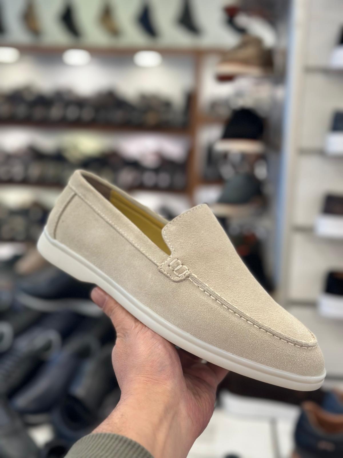 Men’s Suede Slip-On Loafers | Lightweight Casual Comfort Shoes