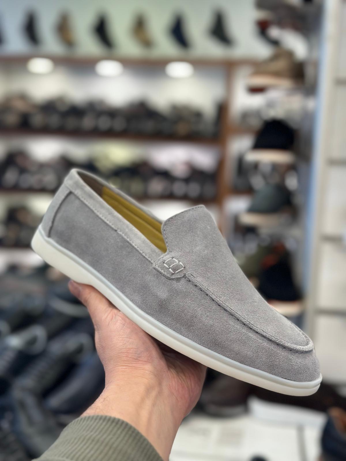 Men’s Suede Slip-On Loafers | Lightweight Casual Comfort Shoes