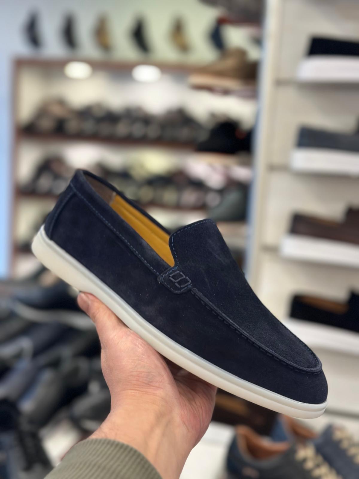 Men’s Suede Slip-On Loafers | Lightweight Casual Comfort Shoes