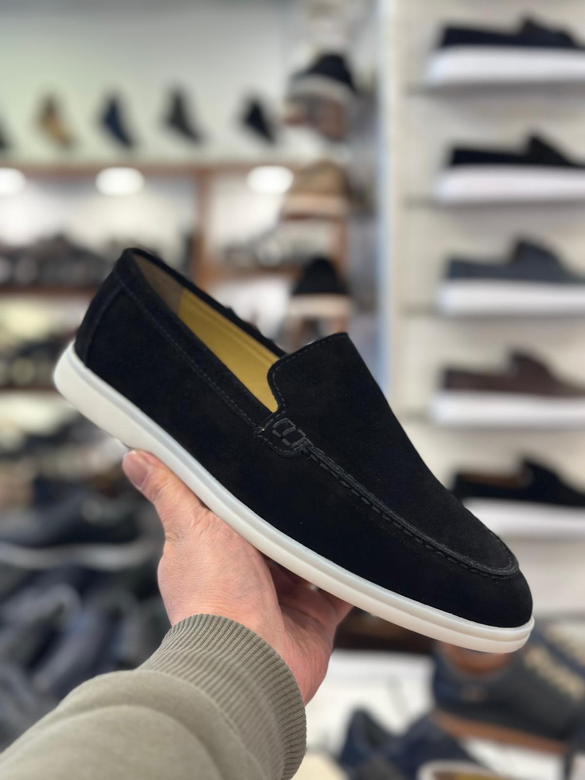 Men’s Suede Slip-On Loafers | Lightweight Casual Comfort Shoes