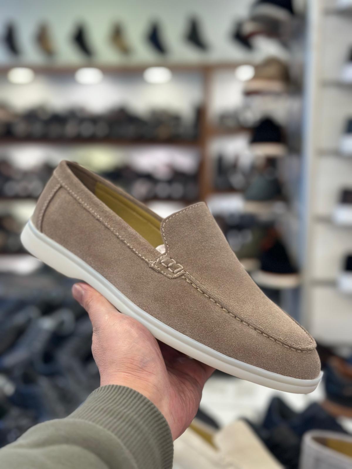 Men’s Suede Slip-On Loafers | Lightweight Casual Comfort Shoes