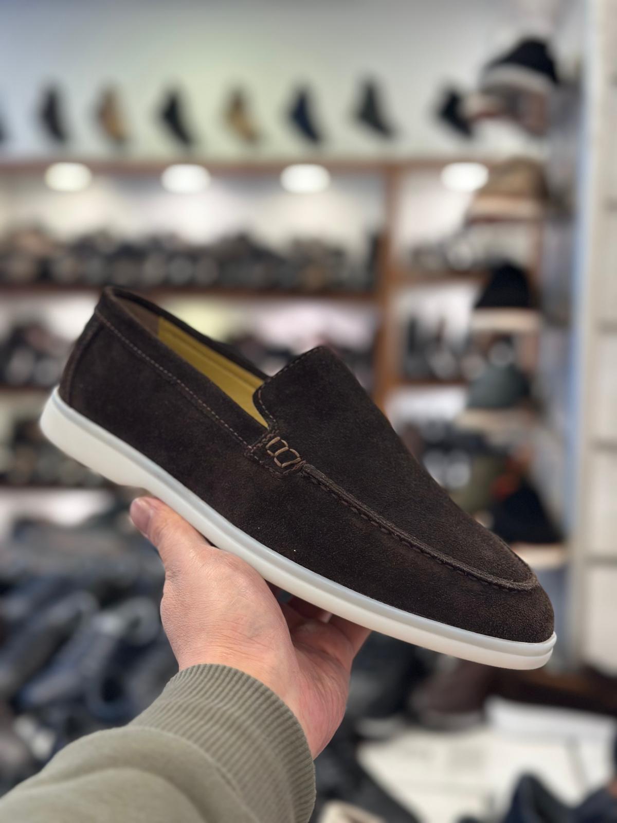 Men’s Suede Slip-On Loafers | Lightweight Casual Comfort Shoes