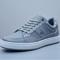 Men’s Premium Leather Low-Top Sneakers – Casual Designer Shoes