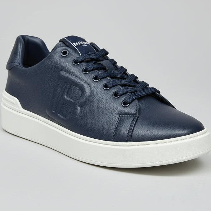Urban Crest Leather Sneakers – Minimalist Platform Casual Shoes