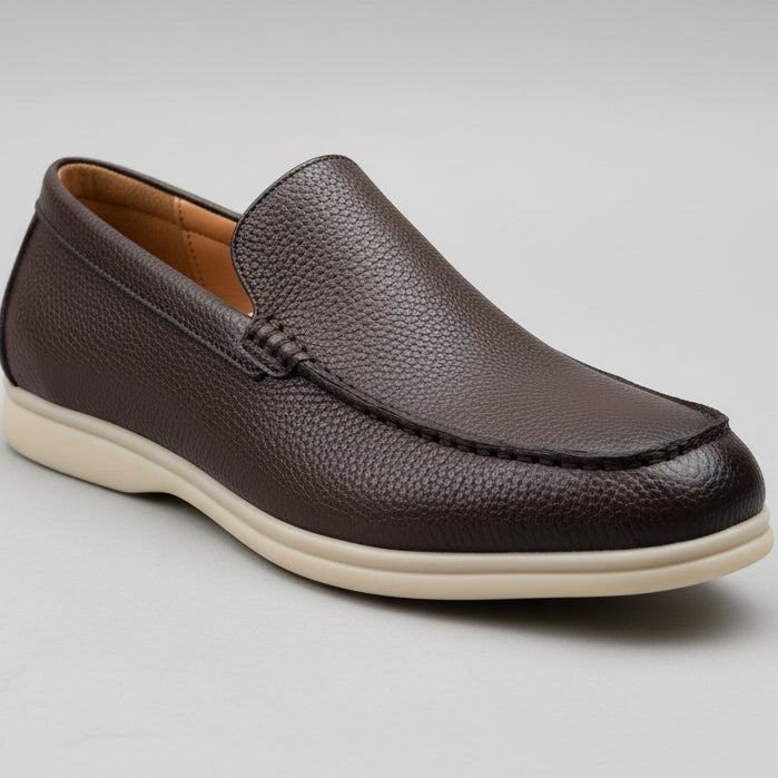 Refined Everyday Leather Slip-On Shoes