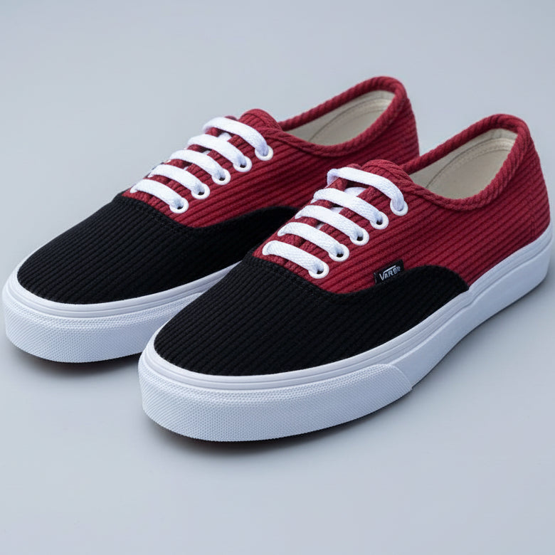 Corduroy Low-Top Skate Sneakers – Double Sole Casual Street Shoes