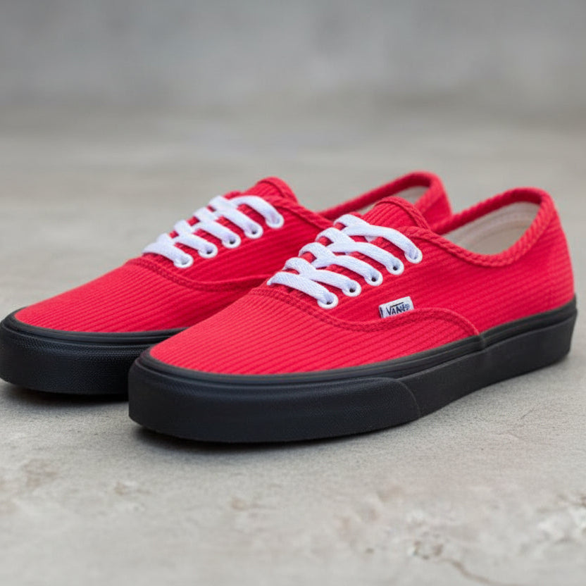 Corduroy Low-Top Skate Sneakers – Double Sole Casual Street Shoes